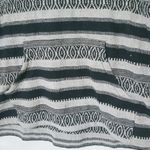 Forever 21  L Tight Woven Black White Baja Hoodie Top Photo 6