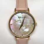 Anne Klein  women gold tone wrist watch quartz analog 36mm Mop dial running Photo 0