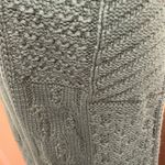 Michael Kors Cable Knit Multi Texture Dark Teal Green Blue Wrap NEW Photo 5