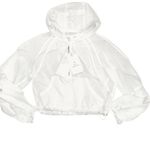 Lululemon NWT  Scuba Cropped Anorak Jacket Size 6 White Water Resistant Photo 12