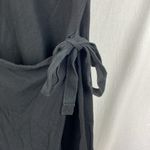 Vince Black Cotton Short Sleeve Tie Waist Tee T Shirt Dress S Photo 2