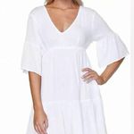 Raisin's NWT  Solid Tavarua Dress Cover-Up - Large - White Photo 0