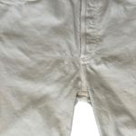 AGOLDE Women’s Riley Crop Straight Leg Sour Cream White Denim Jeans Size 28 Photo 11