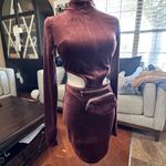 Velour Mini Dress With Fanny Pack Photo 5