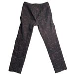 Etcetera  Jacquard Pant Floral Straight‎ Flat Front Brocade Purple Black Size 6 Photo 1