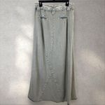 Free People FP One Kona Maxi Long Skirt Green Button Endless Summer Sz M Photo 3