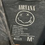 Nirvana  SMILEY FACE GRAY ACID WASH TEE SHIRT SHORT SLEEVE MEDIUM Photo 1