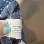 J.Crew Seaside short in indigo stripe blue cotton lyocell pull on size small Photo 11