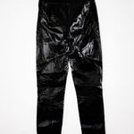 Atoir Something Real Leggings Black Size 6 US Patent Vinyl Look Pants w/ Zippers Photo 0