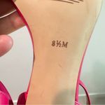 Talbots Rosalie Hot Pink Leather Ankle Strap Heeled Sandal Size 8.5M Photo 5