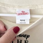 Disney  The Lion King Simba Graphic Cream Crewneck Sweatshirt Size Small Photo 3