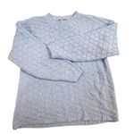 Vintage‎ Bobbie Brooks Periwinkle Textured Knit Large Sweater Purple Photo 1