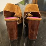 Trina Turk ππ Sunset Blvd Suede Slingback Heels ~ Tan 10 New with Box (No Lid) Photo 5