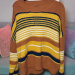 Very J  Multicolor Striped Women's Sweater Photo 0