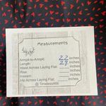 Banana Republic Navy Red Hearts Novelty Print Short Sleeves Crewneck Flowy Light Photo 6