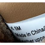 Caslon ‎ Slipper Womens Sz 6.5 Leather Cnalise Lea Flat Heel Slide Leopard Print Photo 6