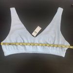 Sunday in Brooklyn  Anthropologie Terry Cloth Light Blue Bra NWT Size Large Photo 8