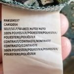 Anthropologie  TINY FLORAL TEAL MIXED MEDIA SHEER WRAP FRONT FLOWY BLOUSE S Photo 11