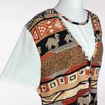 Bobbie & Brooks Vintage Bobbie Brooks Animal Print Button Up Shirt XL Photo 5