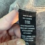 Theory Raglan Classic Crew Neck Soft Cashmere Pullover Sweater Small Minimalist Photo 8