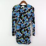 ZARA  Floral‎ Print Open Back Mini Dress Black Size XS Photo 2