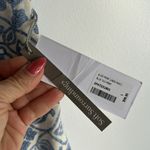 Soft Surroundings  Aliso Point Linen Pants Blue Print Photo 7