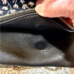 Urban Expression  Stella Fold Over Black Vegan Leather Clutch Gold Chain Strap Photo 7