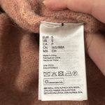 H&M Wool Alpaca Blend V-neck Pullover Sweater tan pink Size S Photo 7