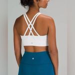 Lululemon  NWT Energy High Neck LL sports Bra Zipper Blue Size 6 Photo 2