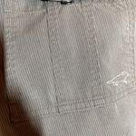 Horny Toad  Chino Shorts Flat Front Slash Pocket Zip Pin Stripe Tan 31" Photo 2