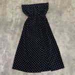 American Vintage Vintage retro y2k polka dot midi maxi skirt with slit Photo 1