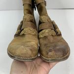 Free People Anthro Latigo Size 10 Paz Braid Booties Boho Brown Leather Western Boots Women’s Photo 6