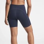 Athleta  Ultimate Stash Pocket 7” Biker Shorts Sz‎ XSmal in Navy Blue Photo 1