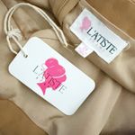 L'ATISTE BY AMY | Tan Pleated Sleeveless Drop Waist Dress Empire Waist | 2X Photo 5