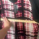 Worthington  Plus Size  3X Sheer Plaid Long Sleeve Blouse‎ Officewear NWT Photo 5