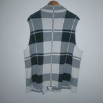 CHAPS  2X Navy Buffalo Plaid Side Zip Vest Plus Photo 1