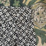 Wild Fable  Women's Fold-Over Waistband Flare Yoga Pants Floral Retro Hippie Photo 2