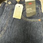 Levi's  Women's Premium 26x32 Ribcage Wide Leg Shaded View Dark Wash Photo 5