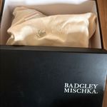 Badgley Mischka Satin Embellished Soft White Tellisa Heels Size 5.5 Photo 7