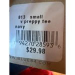 Blue 84 UCONN Huskies Women's T-Shirt V Preppy Tee Small Navy Collegiate Photo 4