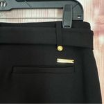 Michael Kors Michael  Black Wide Leg Tie Waist Cropped Pants Size 6 Photo 7