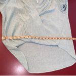 Free People  Blouse Womens XS pale Green Gauze Poet Top Boho Oversized Peasant Photo 4