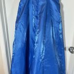 Vtg Y2K Beaded Gown Dress Sz 11/12 Fairycore Mesh Dreamy Ethereal Mermaidcore Blue Photo 10