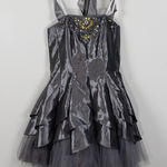 Masquerade  Gray Homecoming Dress Photo 0