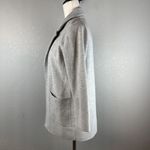 J.Crew Womens Sophie Open Front Sweater Blazer Size XS Gray Heather Cotton Wool Photo 1