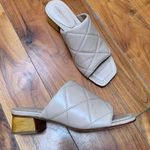 Bernardo  Jemma Blush Quilted Heeled Slide Sandals 6 Photo 2