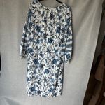 A loves A  Midi Dress Paisley Tassles Linen Blend Boho Size M with Flaw Photo 1