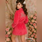 Juicy Couture  Pink Plush Robe NWT | Rhinestone Sequin Logo | Size S/M​ Photo 1