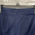 J.Crew  Navy Scalloped Pencil Skirt Photo 2