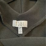 Tobi  Black Bodycon Style Mini Skirt With Crisscross Cut Out Detail- Size Small Photo 5